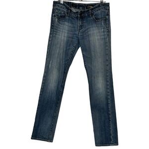 Express Stella skinny leg jeans size 6 beaded back pockets